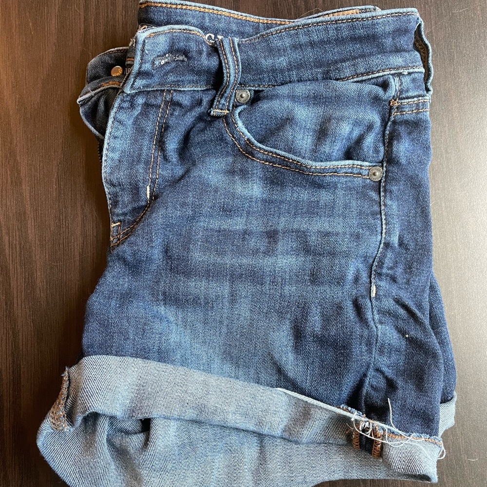 American Eagle Stretch Midi Shorts
